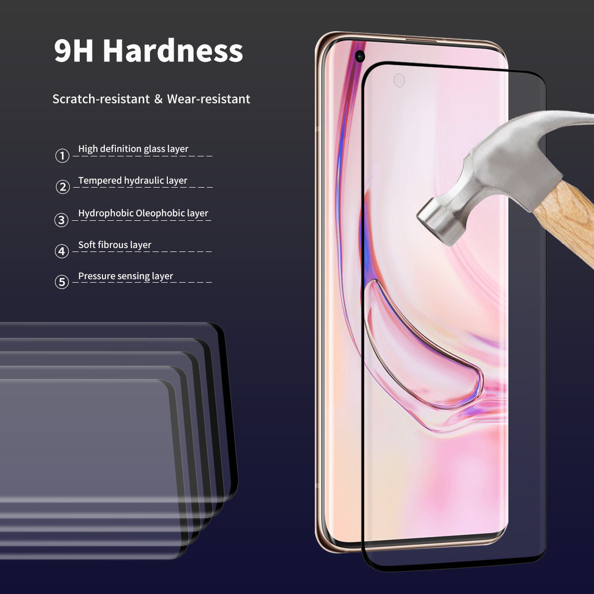 ENKAY 0,26 mm 9H 3D fuld dækning hærdet glas skærmfilmbeskytter til Xiaomi Mi 10 Mi 10 Pro ENKAY 0,26 mm 9H 3D fuld dækning hærdet glas skærmfilmbeskytter til Xiaomi Mi 10 Mi 10 Pro